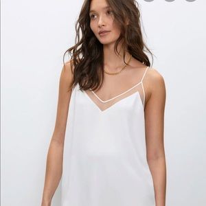 Aritzia Babaton white galen camisole